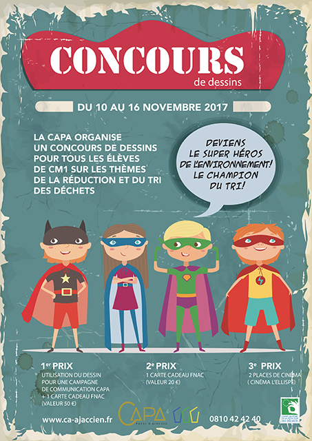Affiche concours de dessin