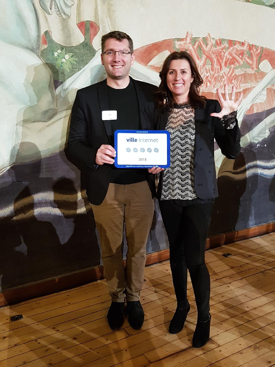 Marie Antoinette Santoni Brunelli et Alexandre Vican aux territoires internet 2018