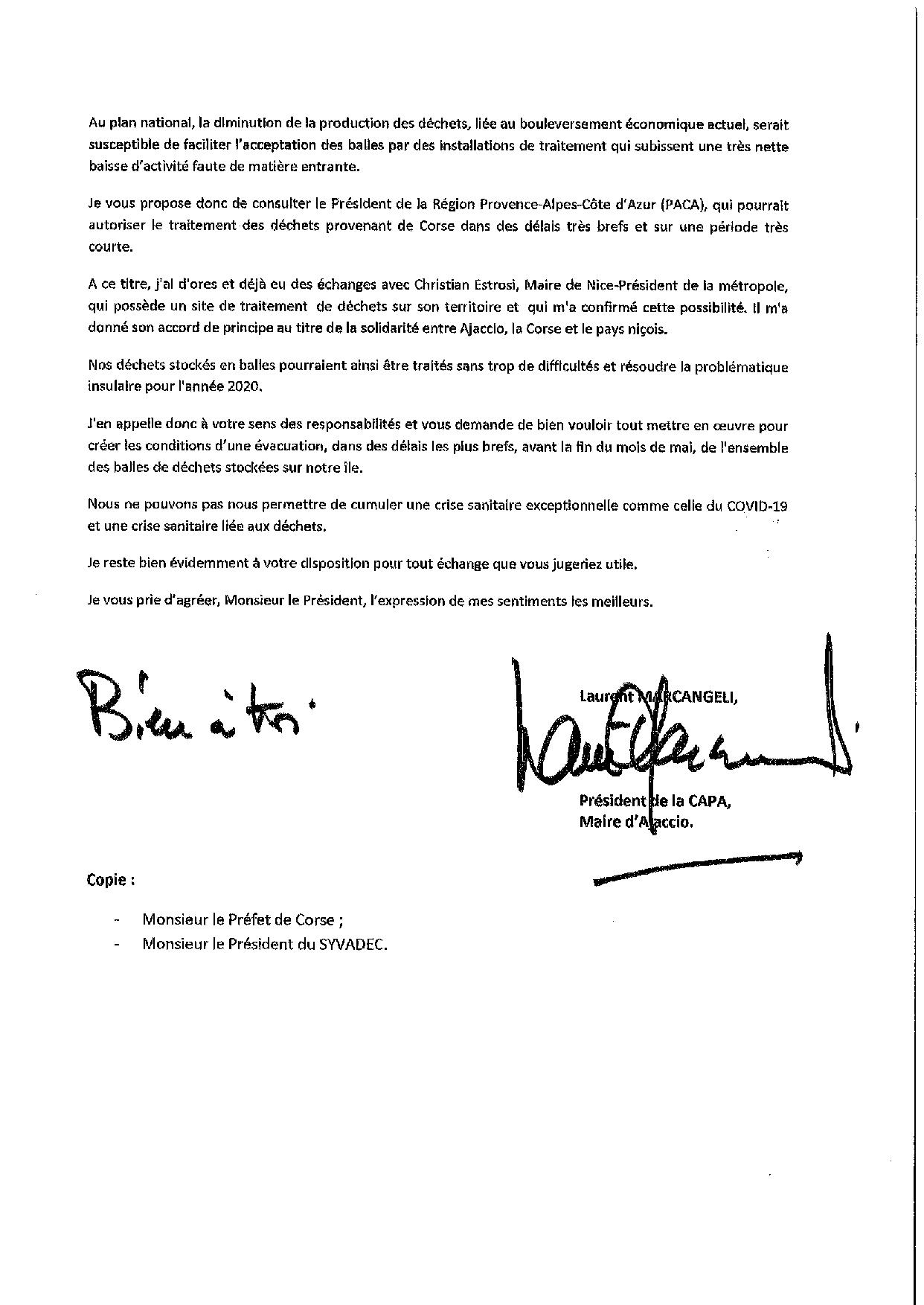 courrier du président page 2