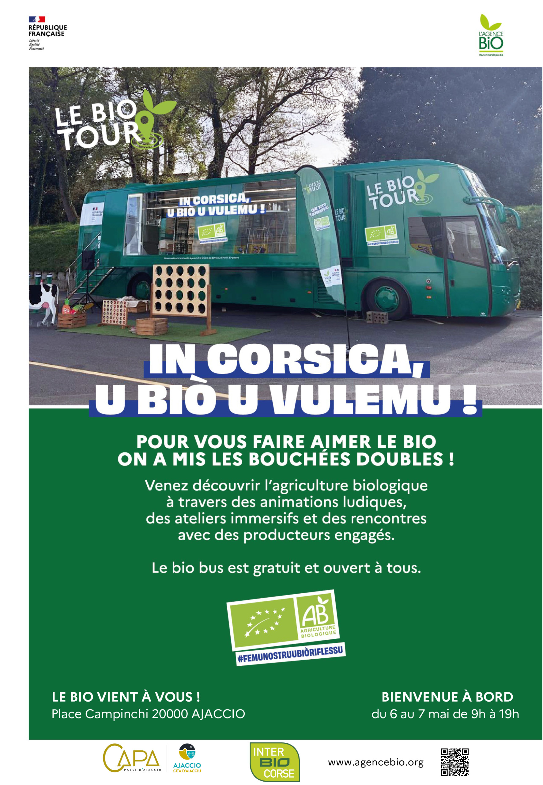 Affiche BioTour CORSE Ajaccio