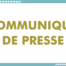 "communiqué de presse"